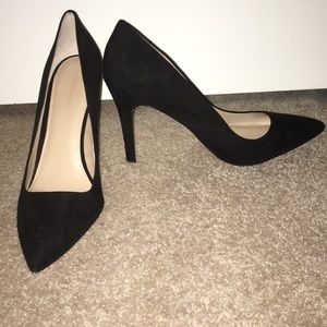 Black Suede Pumps